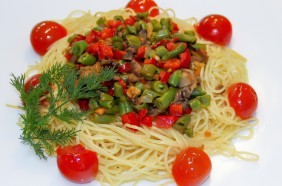 Спагетти вегитарианские